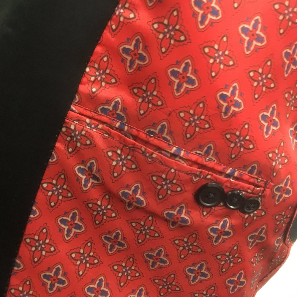 Vintage Greg Chapman Custom One Button Red Lined … - image 7